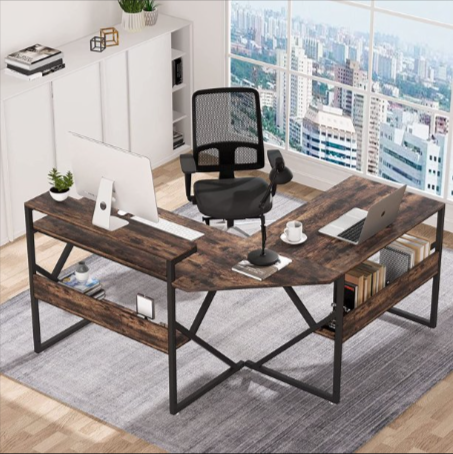 Zeeba Hutch Home Office Workstation Writing Organizer Desk Table - waseeh.com