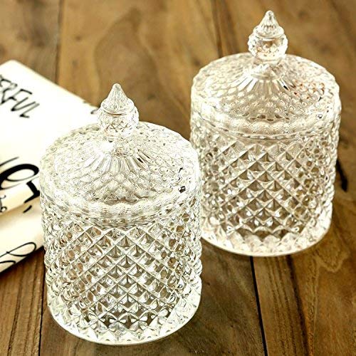 DELISOGA Aesthetic Crystal Storage Jar - waseeh.com