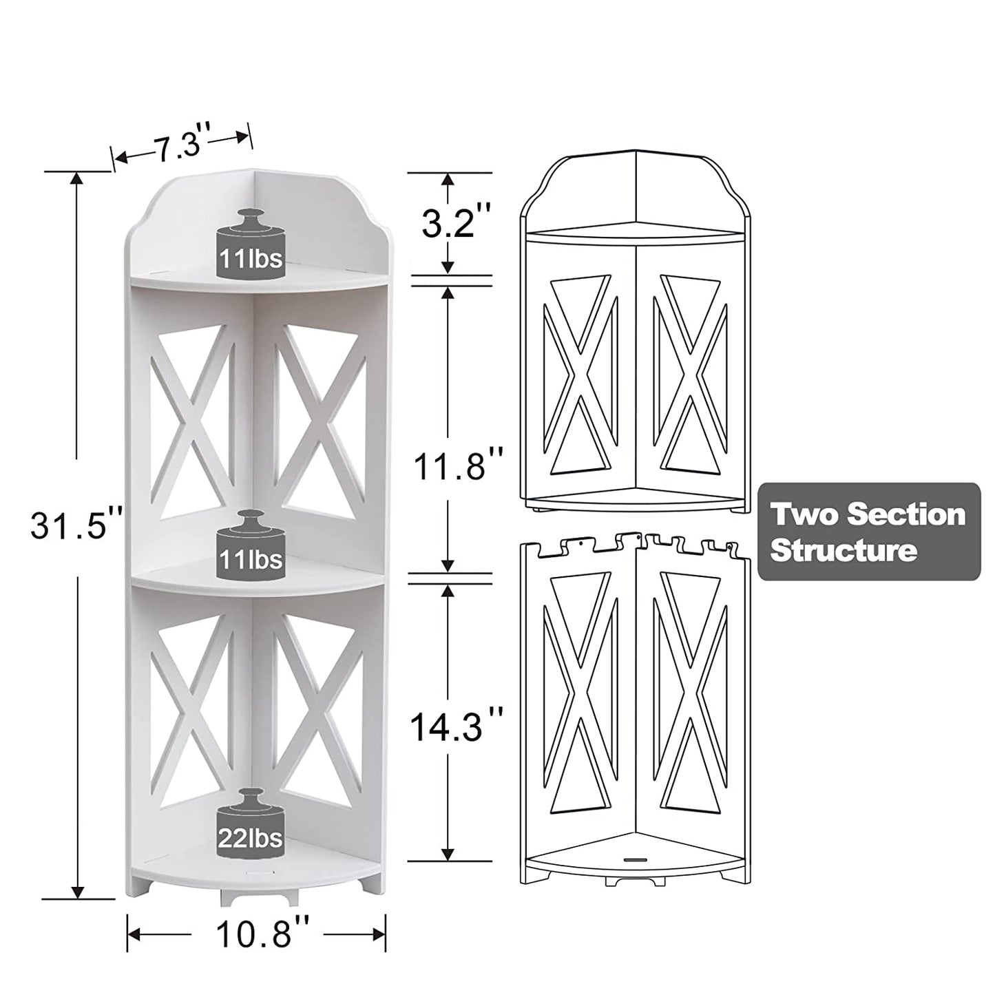 Bathroom Corner Rack - waseeh.com