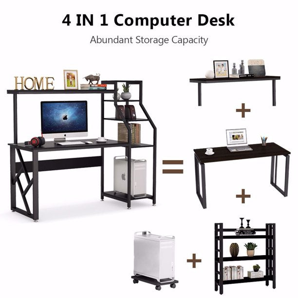 Timeless Maze Home Office Workstation Writing Organizer Desk Table - waseeh.com