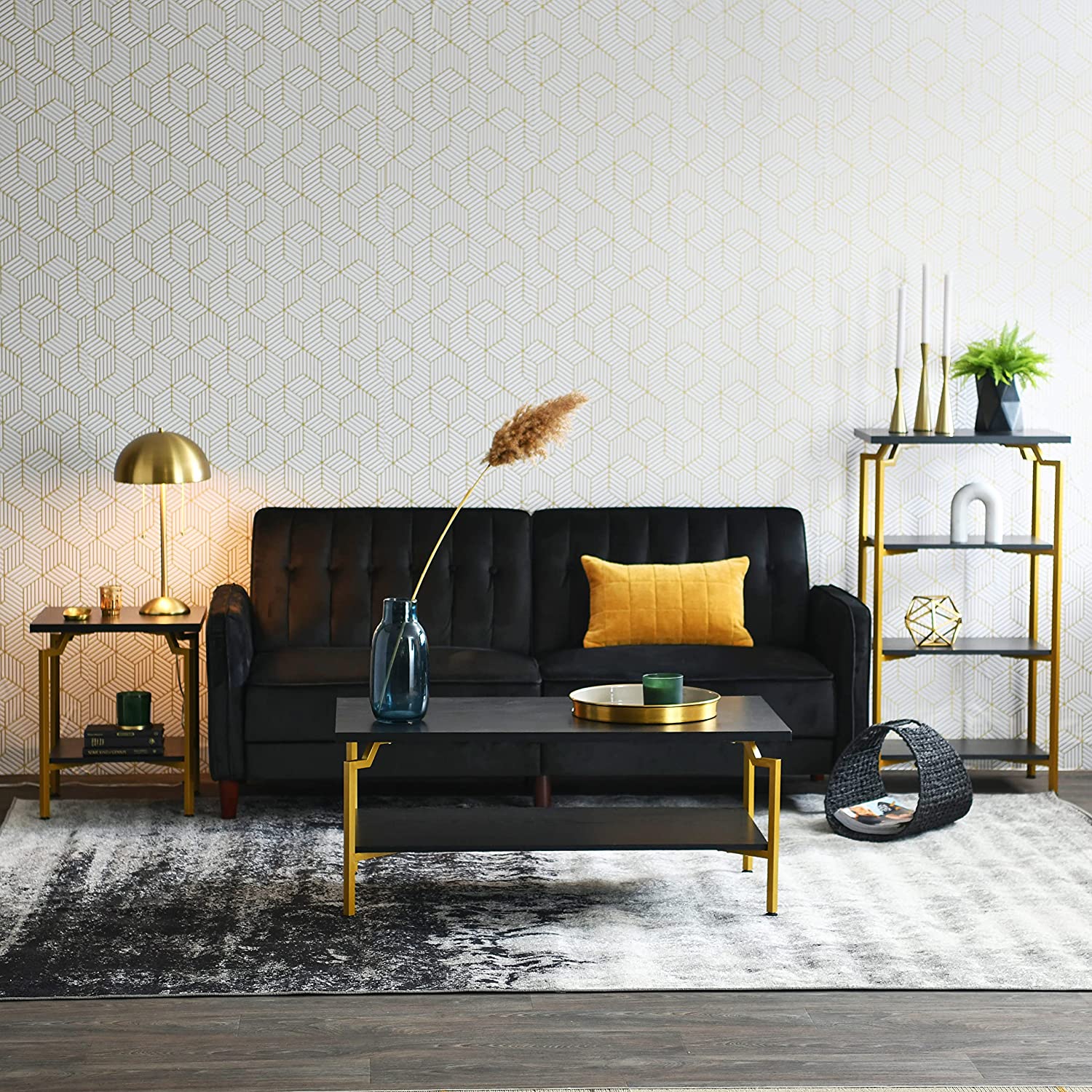 Hickory Crown Modern Sofa Living Lounge Bed Side Table - waseeh.com