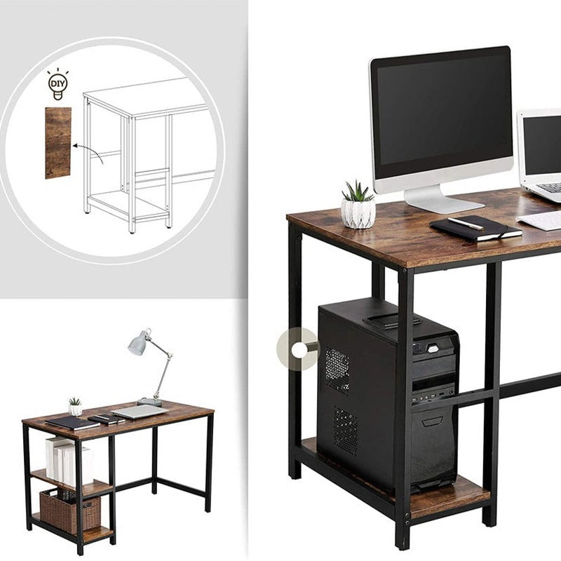 The Retro Home Office Workstation Writing Organizer Desk Table - waseeh.com