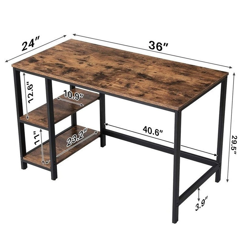 The Retro Home Office Workstation Writing Organizer Desk Table - waseeh.com