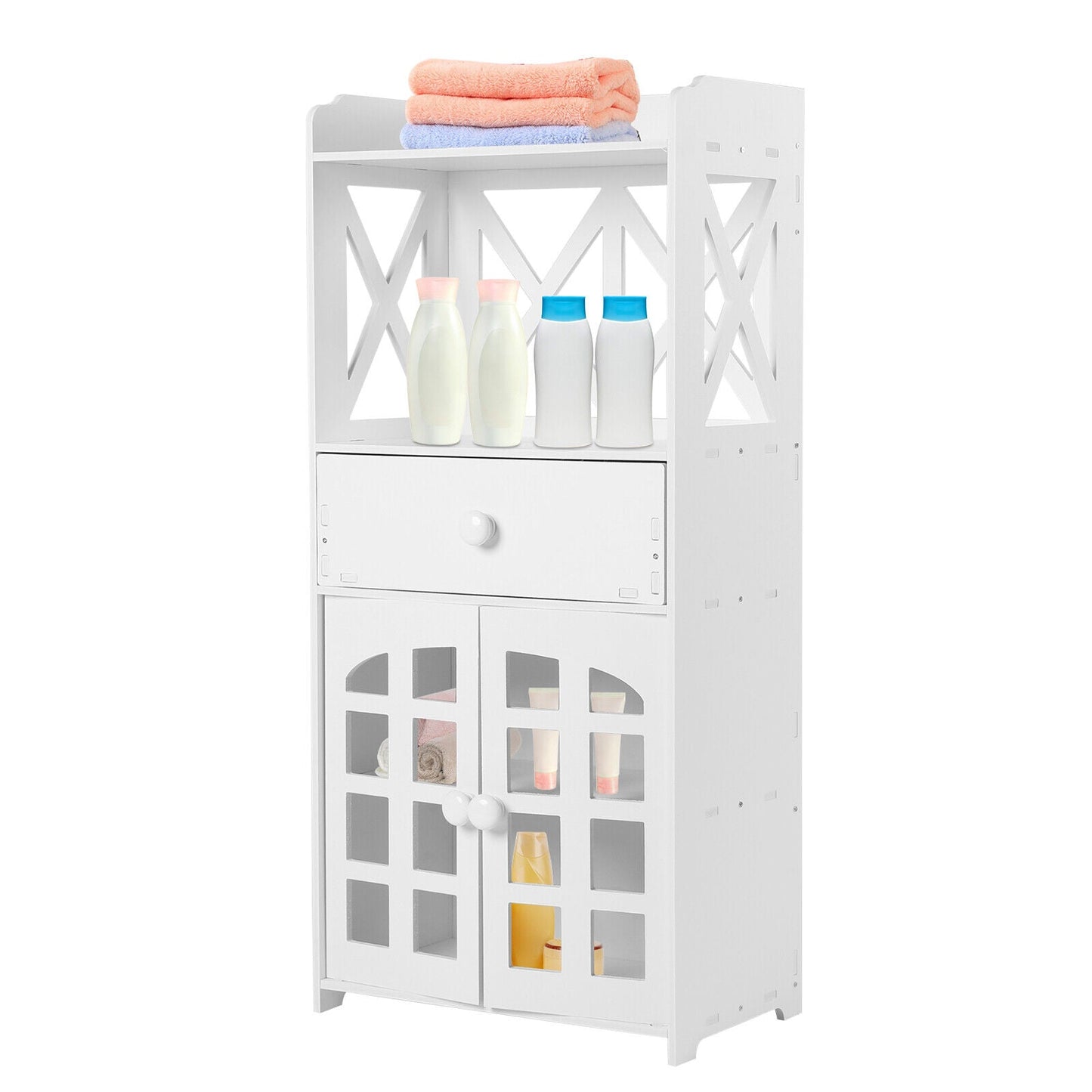 Flour Mount Bathroom Rack