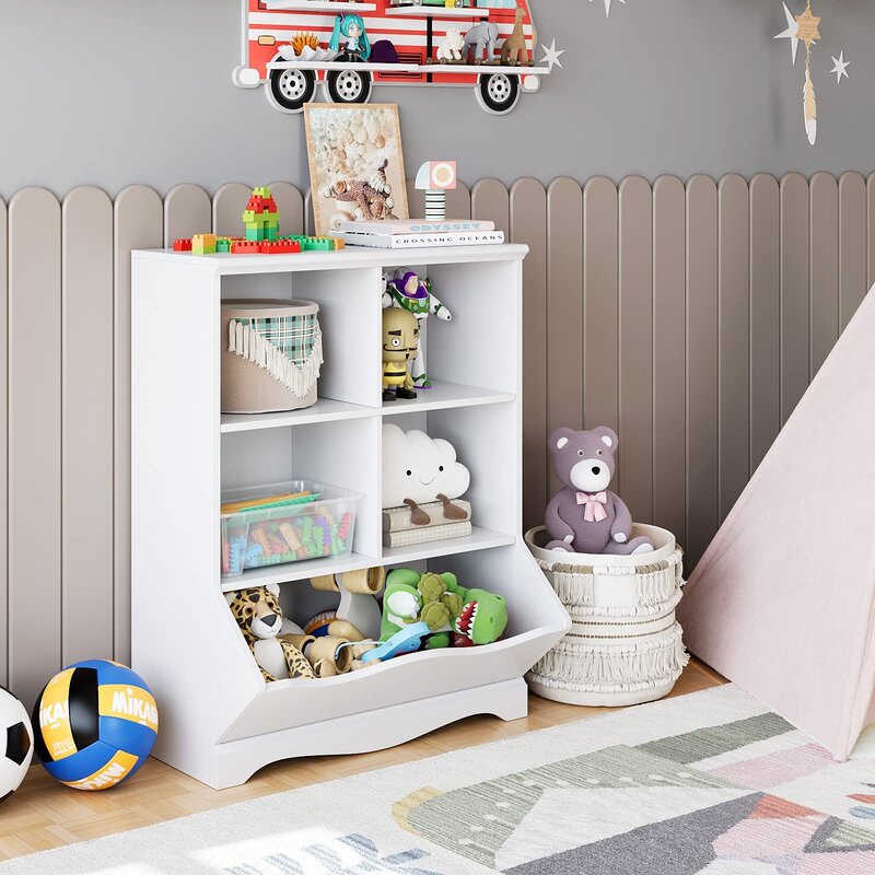 Tuscany Kids Room Bookcase Organizer Rack - waseeh.com