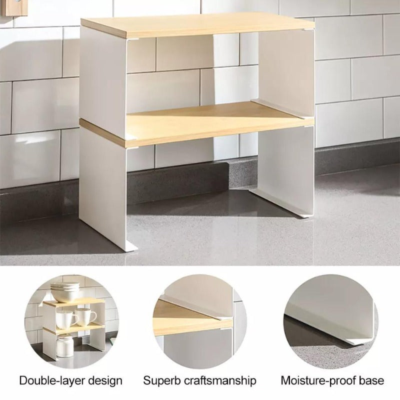 The Desktop Storage Rack (2-Tier) - waseeh.com