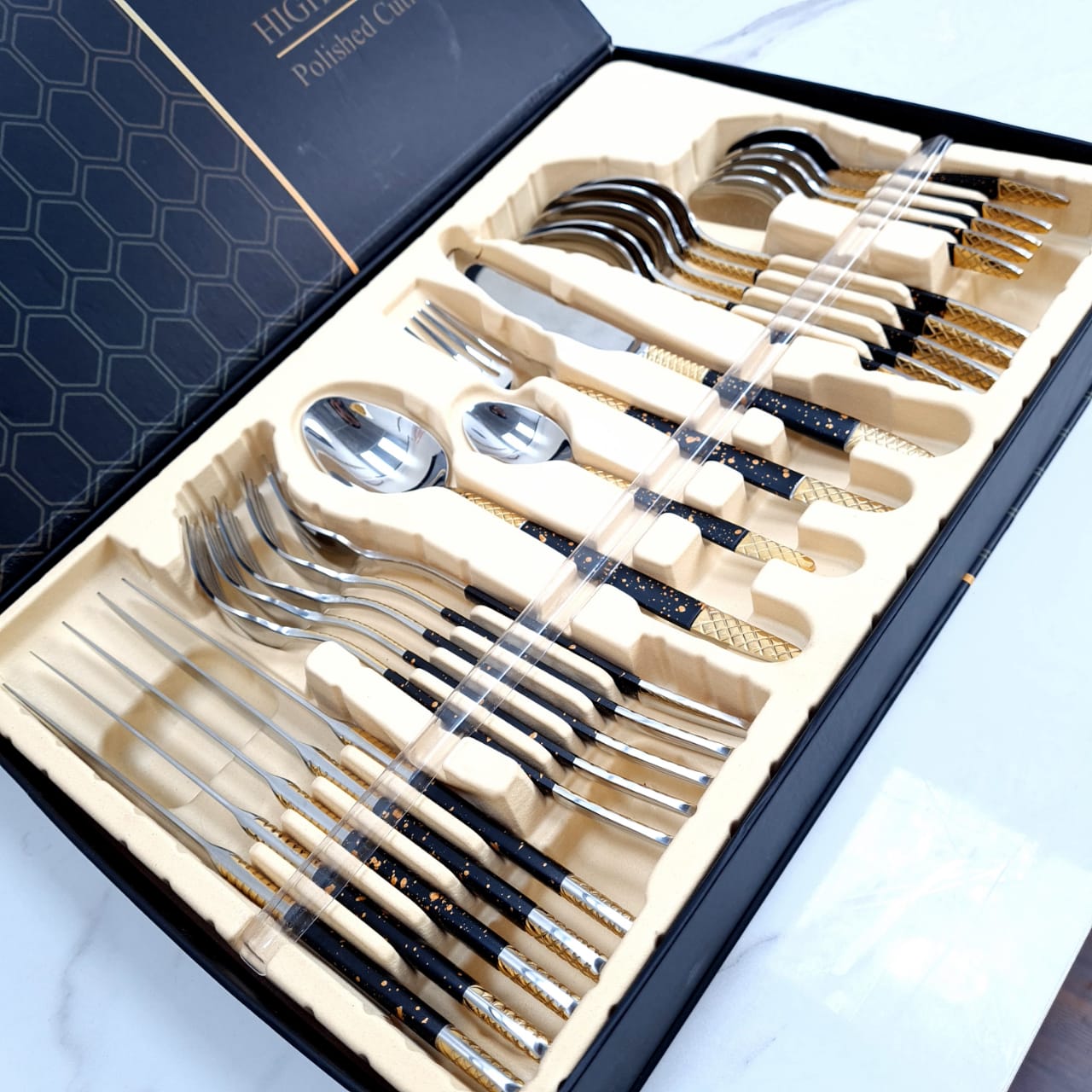 Nordic Cutlery Set (24 pcs) - waseeh.com