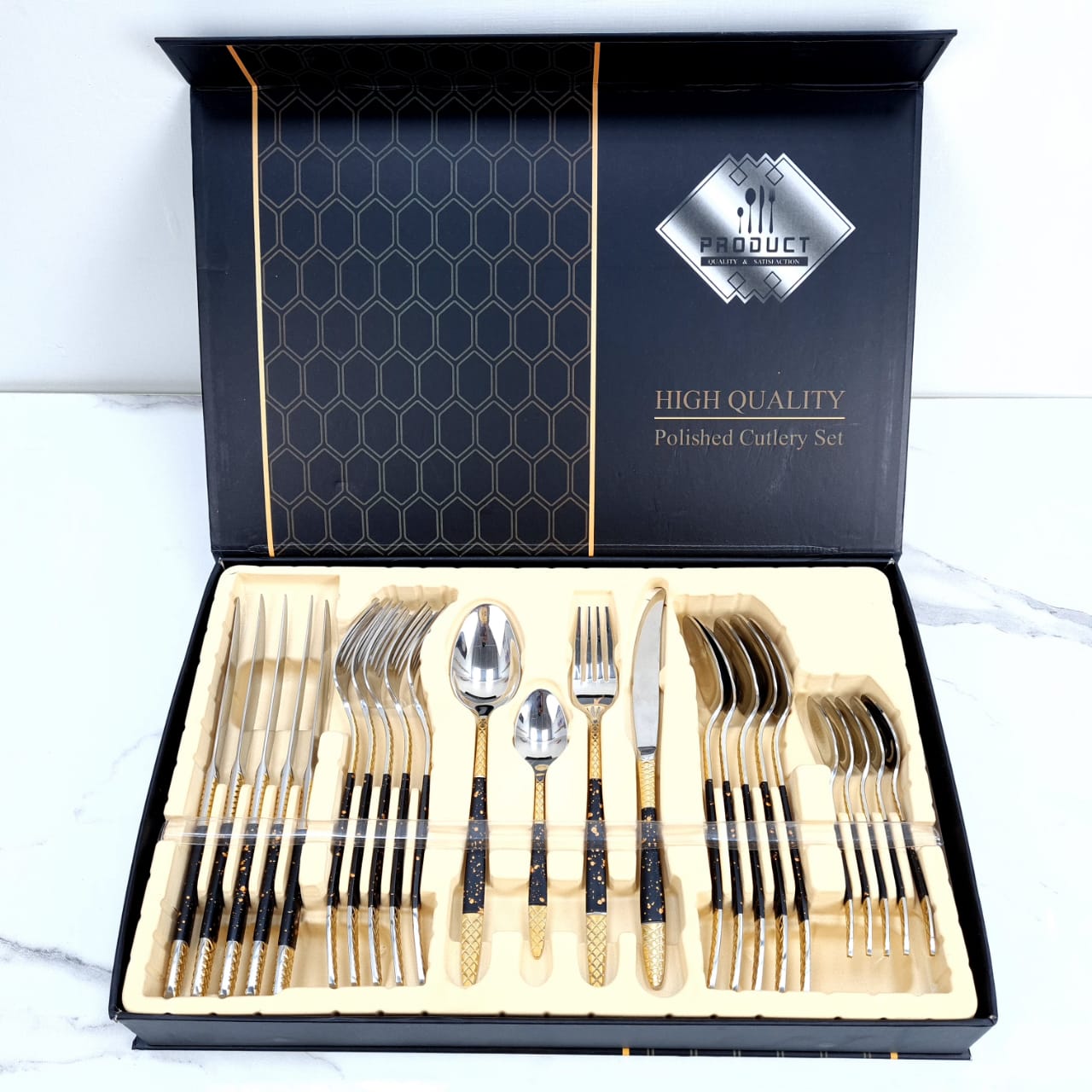 Nordic Cutlery Set (24 pcs) - waseeh.com