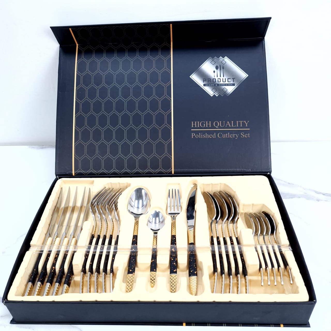 Nordic Cutlery Set (24 pcs) - waseeh.com