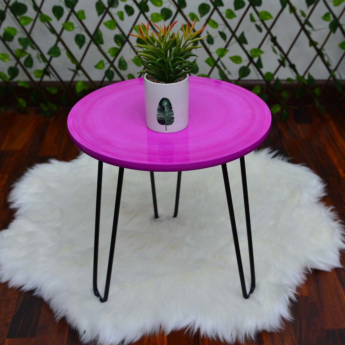 Versilla Bloom Living Lounge Center Side Center Hairpin Table - waseeh.com