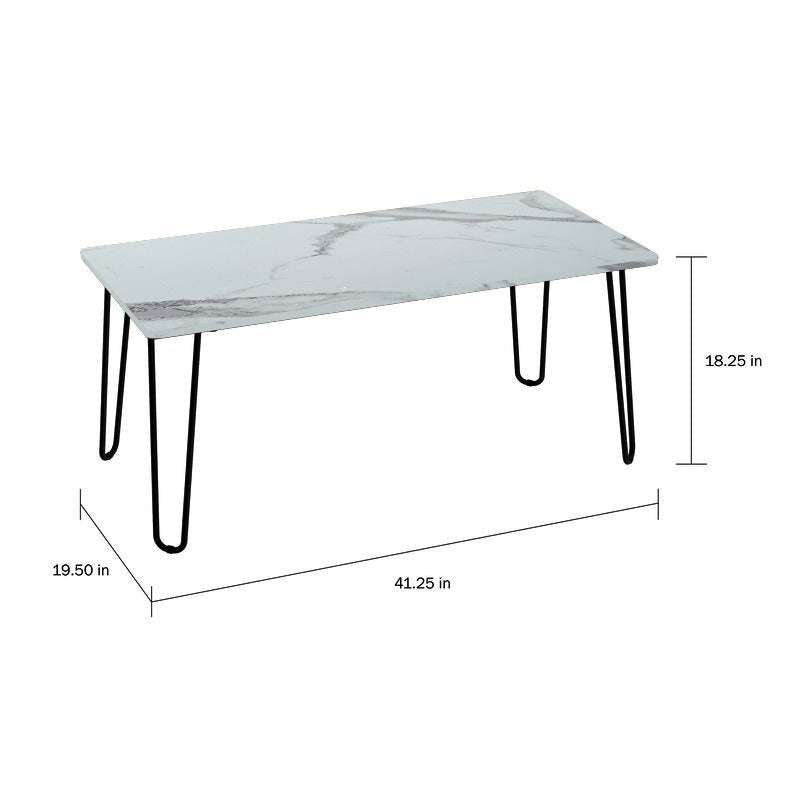 Revoli Living Lounge Center Side Hairpin Side Table - waseeh.com