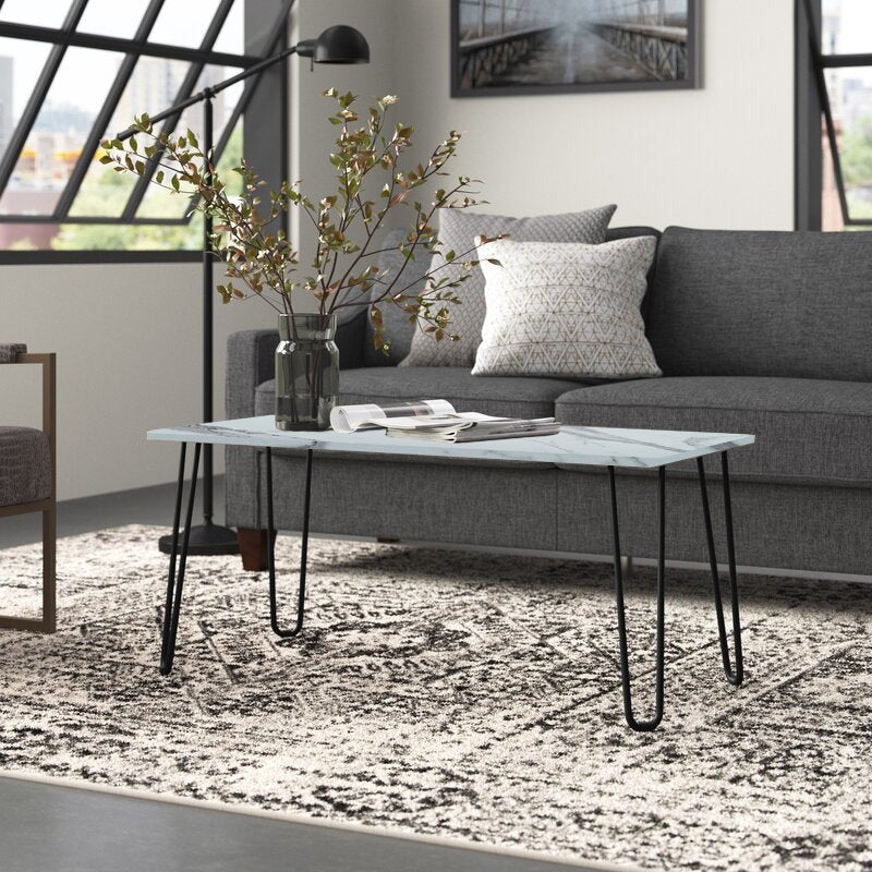 Revoli Living Lounge Center Side Hairpin Side Table - waseeh.com