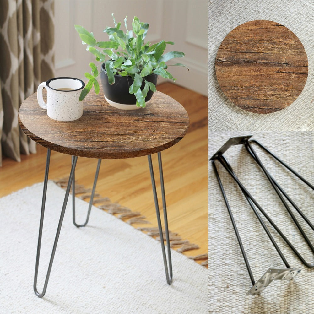 Lustre Shakes Living Lounge Center Side Hairpin Table - waseeh.com