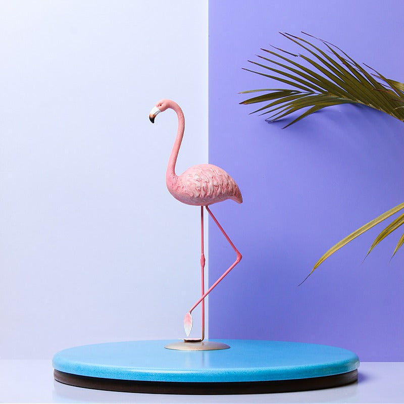 Flamingo One Leg Decor - waseeh.com