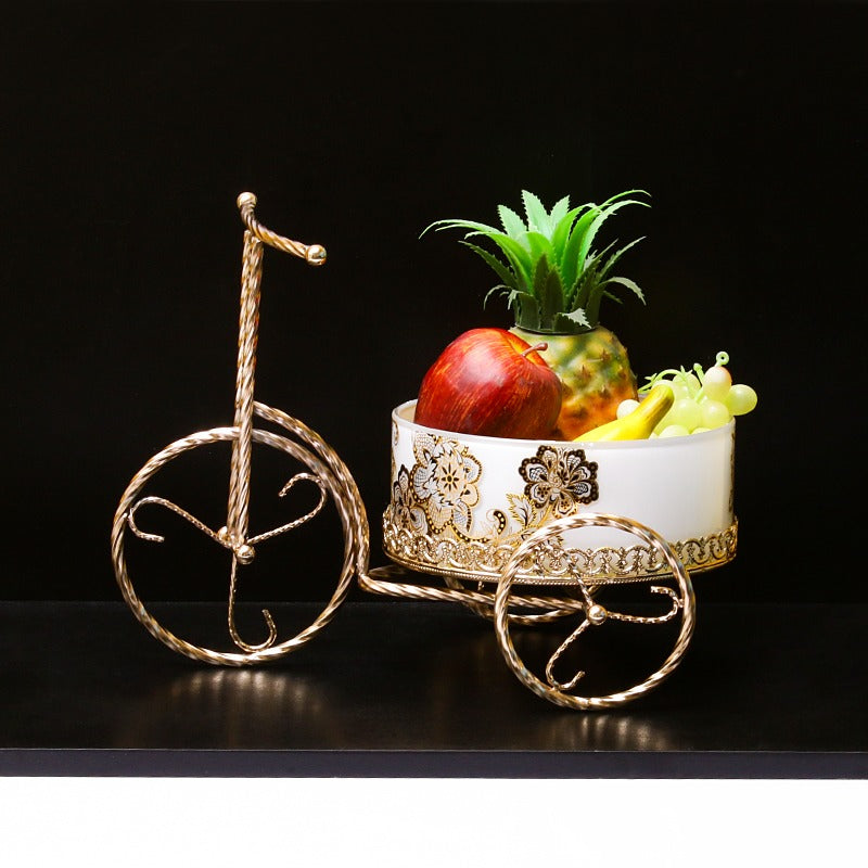 Golden Metal Cycle Decor - waseeh.com