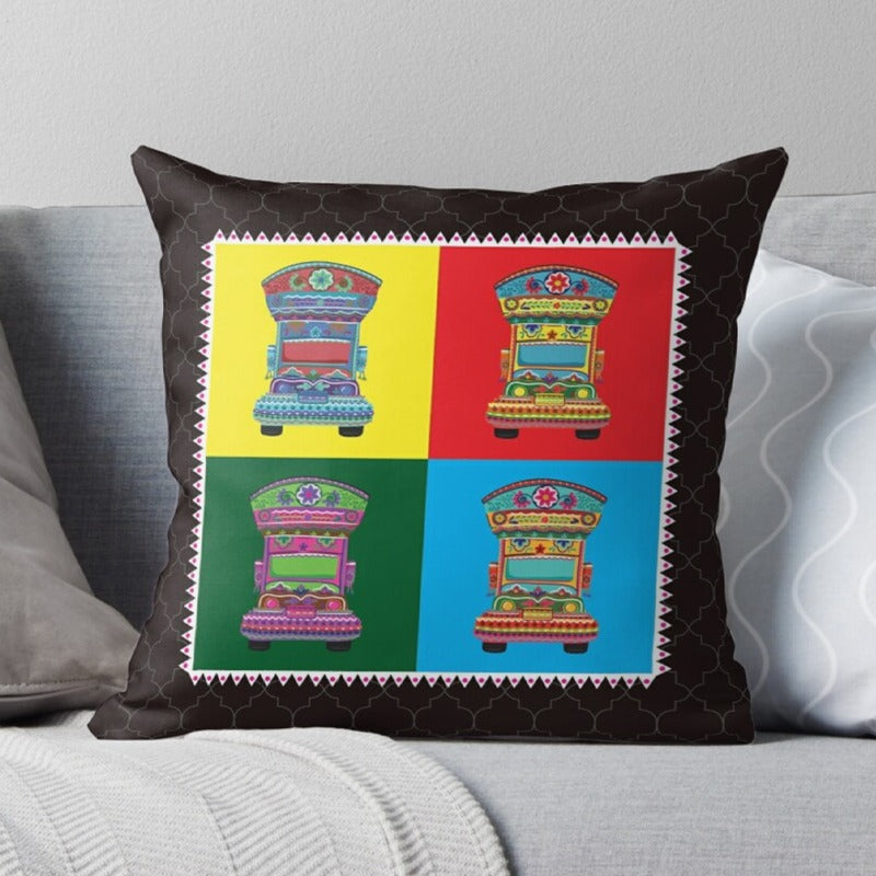 Truck Art Cushion Covers (Pack of 6) - waseeh.com