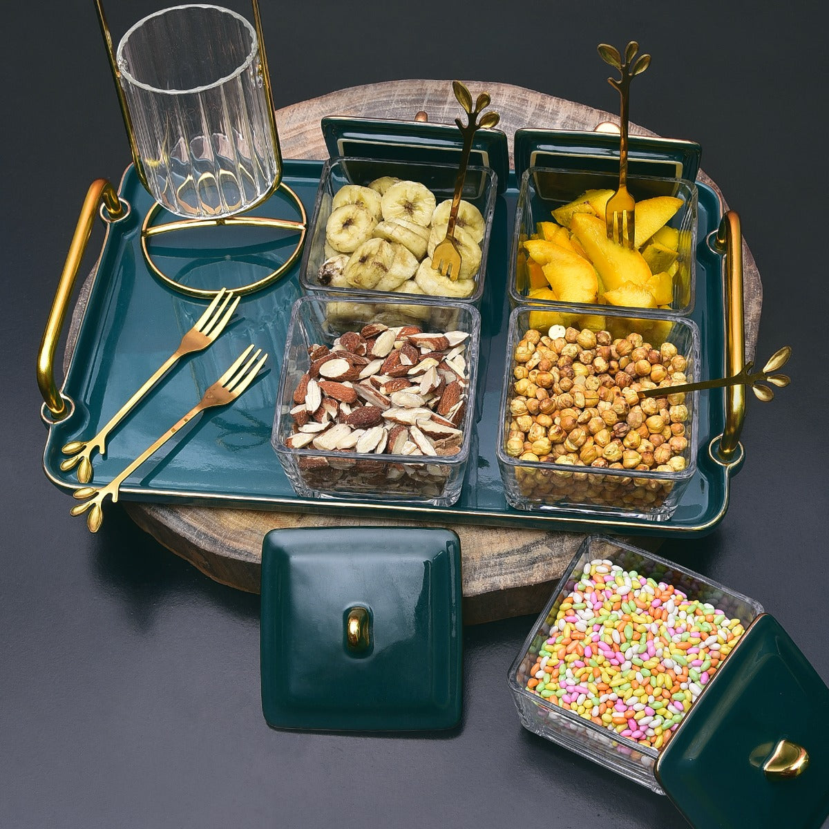 Nordic Food Snack Serving Tray - waseeh.com