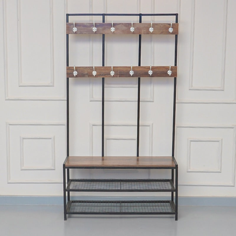 Gardero XL Cloth Shoe Coat Storage Organizer Rack - waseeh.com