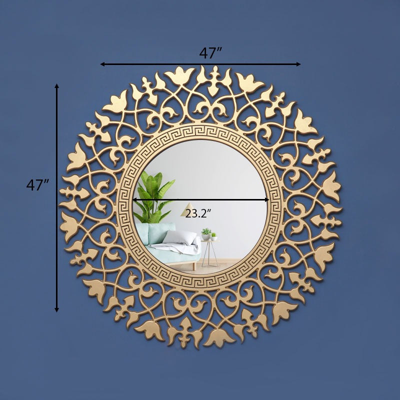 Bliant Flower Decorate Mirror - waseeh.com