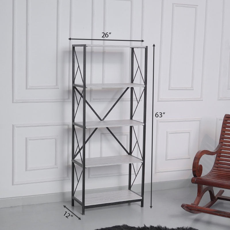 Vicarage Living Room Bookcase Organizer Storage Rack - waseeh.com