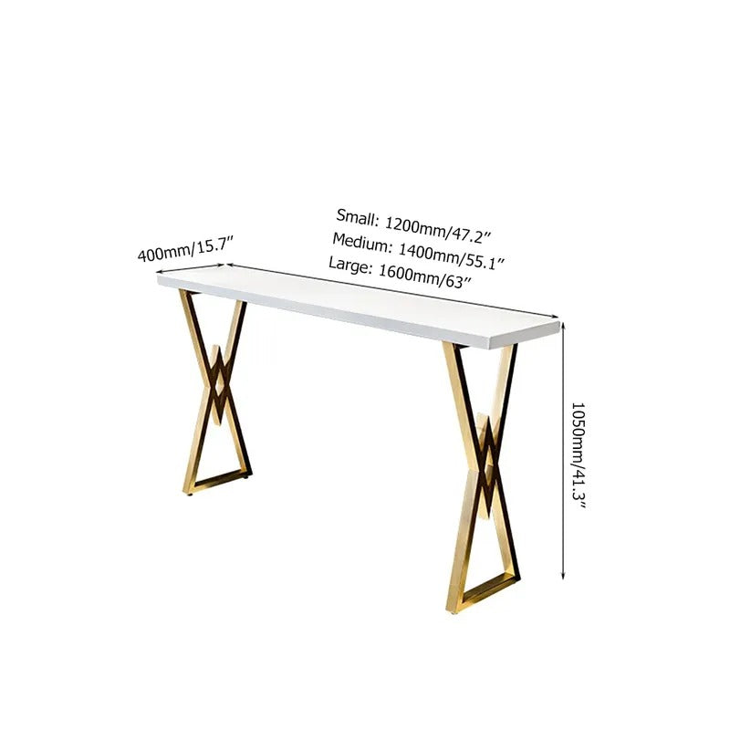 Spurious Living Lounge Drawing Room Breakfast LED Console Table - waseeh.com