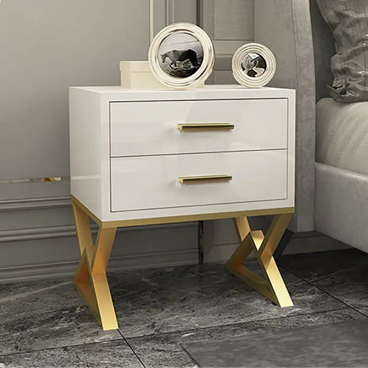 Nugatory Bedroom Lamp Organizer Drawer Side Table - waseeh.com