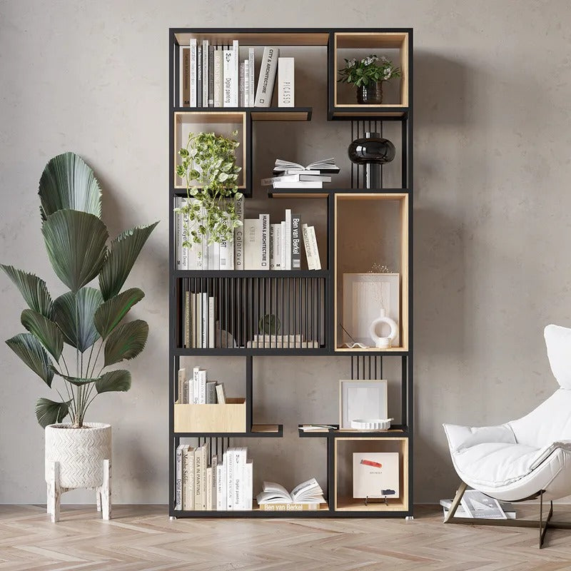 Congruous Lounge Living Room Bookcase Organizer Storage Rack - waseeh.com