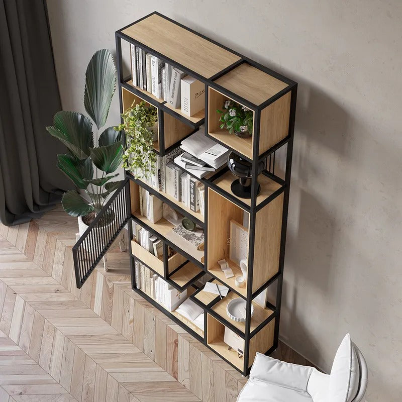 Congruous Lounge Living Room Bookcase Organizer Storage Rack - waseeh.com