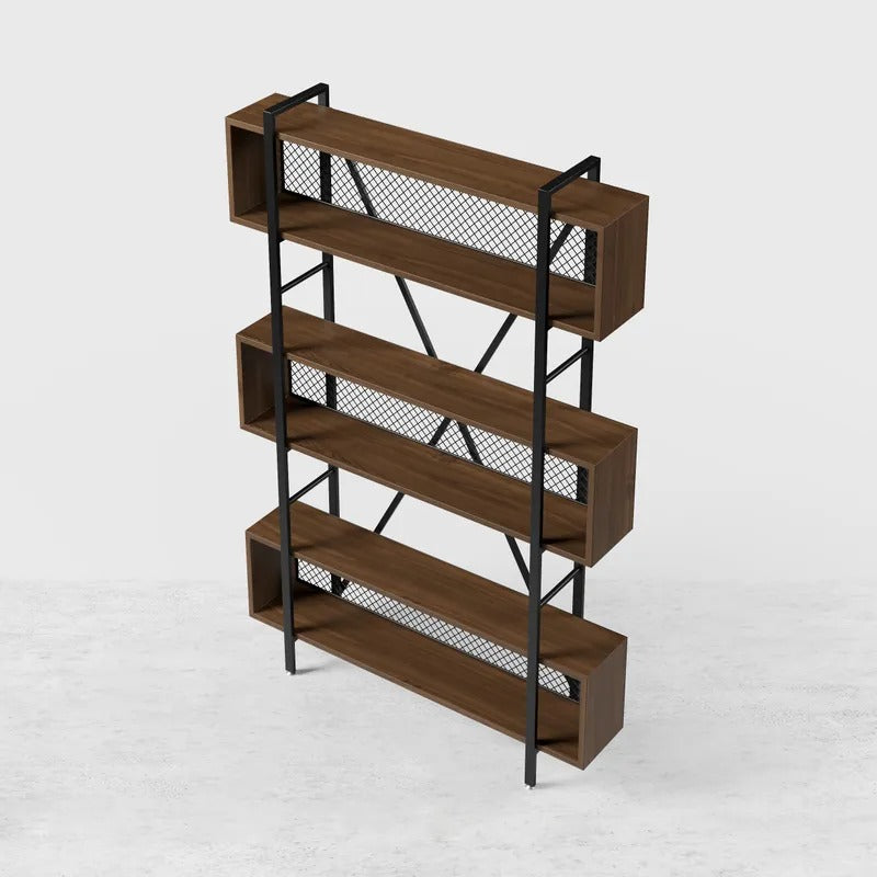 Mesh Etagere Lounge Living Room Bookcase Organizer Storage Rack - waseeh.com