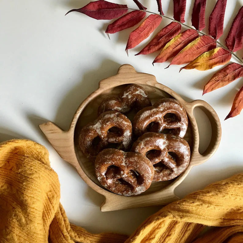 Teapot Wooden Kitchen Serving Tray - waseeh.com