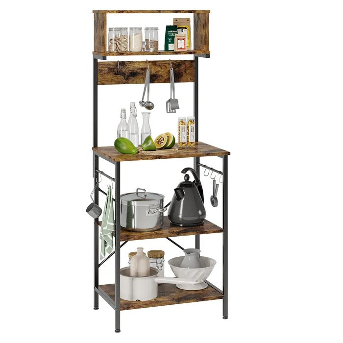 Luper Microwave Storage Organizer Spice Kitchen Baker's Rack - waseeh.com