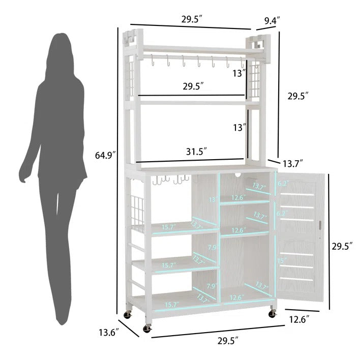 Kamikaze Kitchen Spice Cutlery Baker's Organizer Rack - waseeh.com