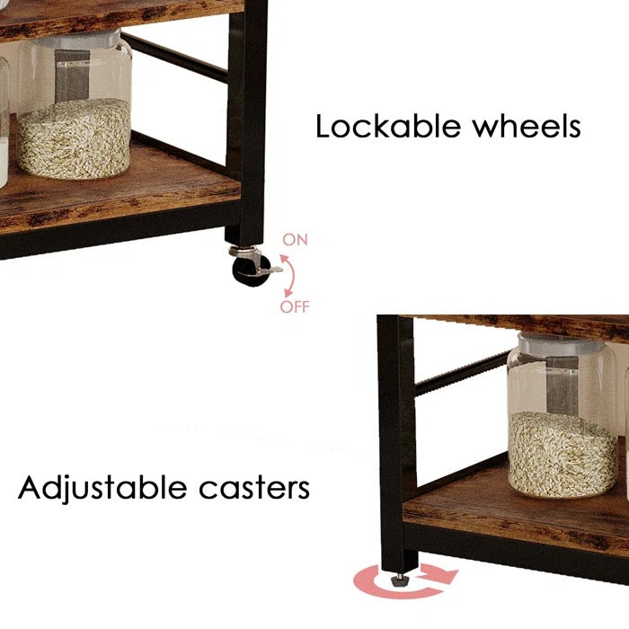 Kamikaze Kitchen Spice Cutlery Baker's Organizer Rack - waseeh.com