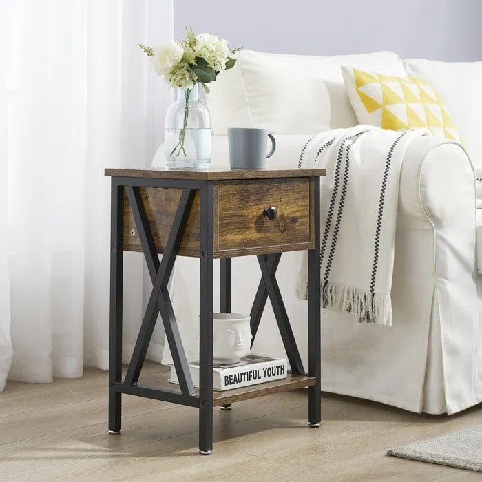 Halstein Lounge Bed Room Organizer Side Table Decor - waseeh.com