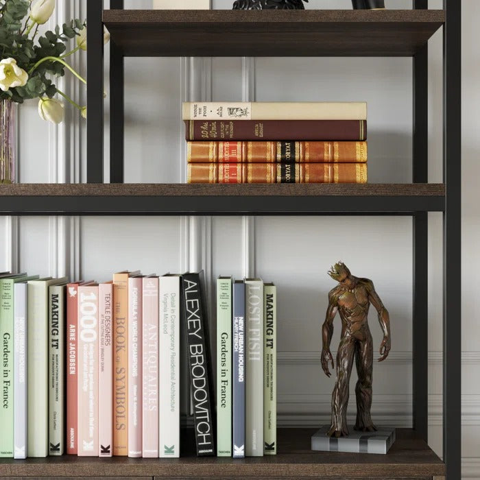 Eckles Lounge Living Room Storage Organizer Bookcase Rack Decor - waseeh.com