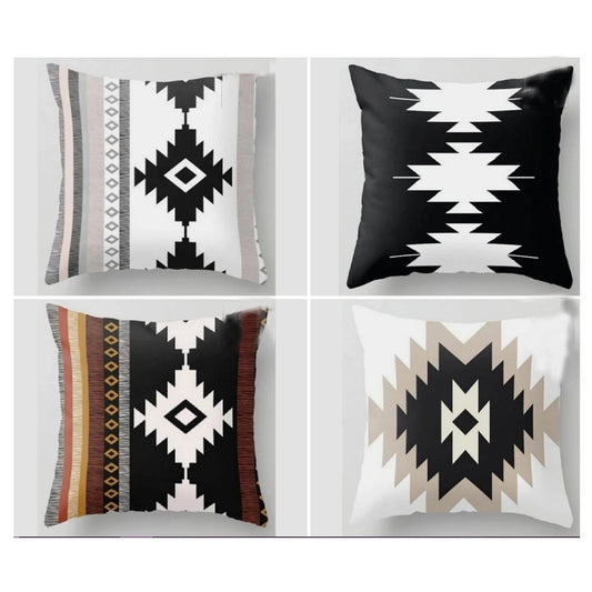 Ikus Retro Cushion Covers (Pack of 4)