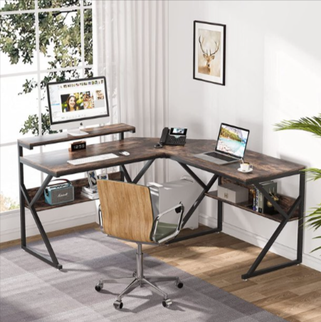 Zeeba Hutch Home Office Workstation Writing Organizer Desk Table - waseeh.com