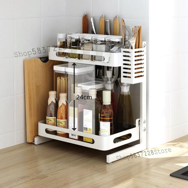 Counter-Top Condiment Organizer Kitchen Rack - waseeh.com