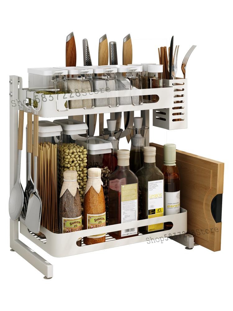 Counter-Top Condiment Organizer Kitchen Rack - waseeh.com