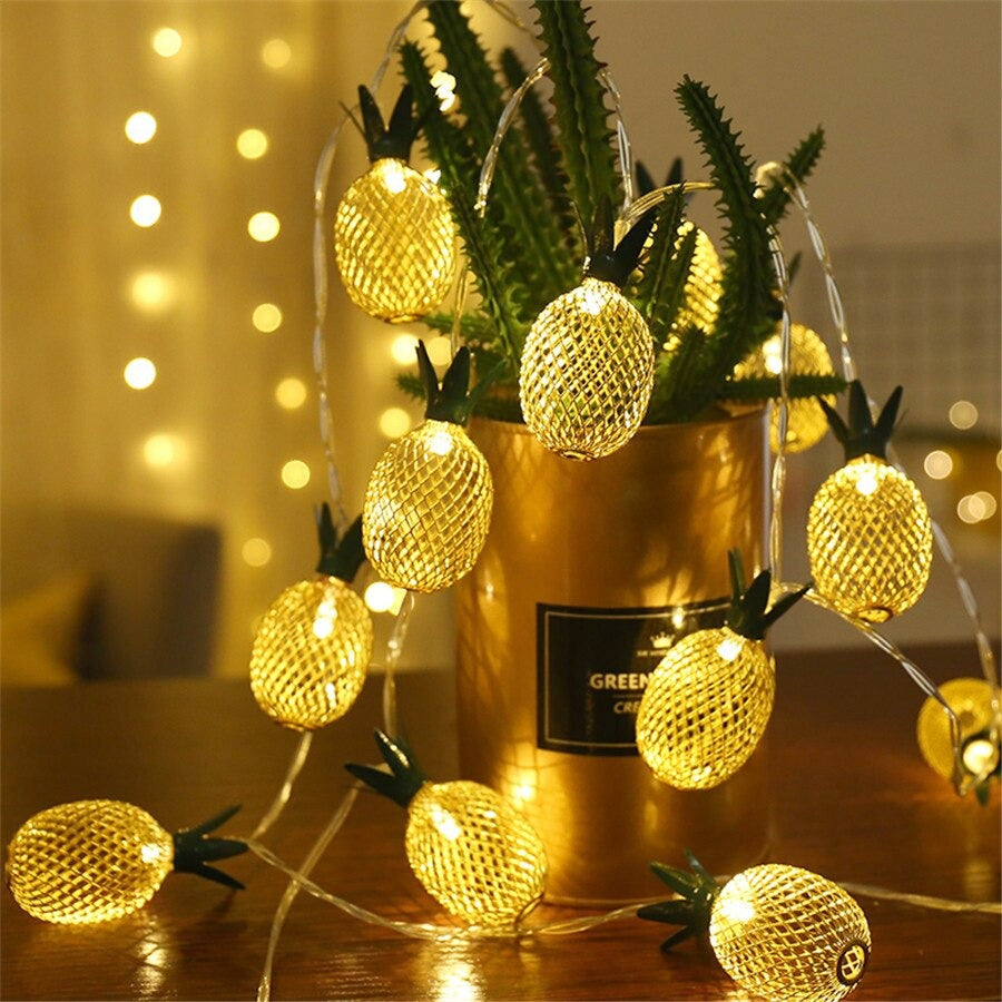 Sparkling Pineapple String Lights - waseeh.com