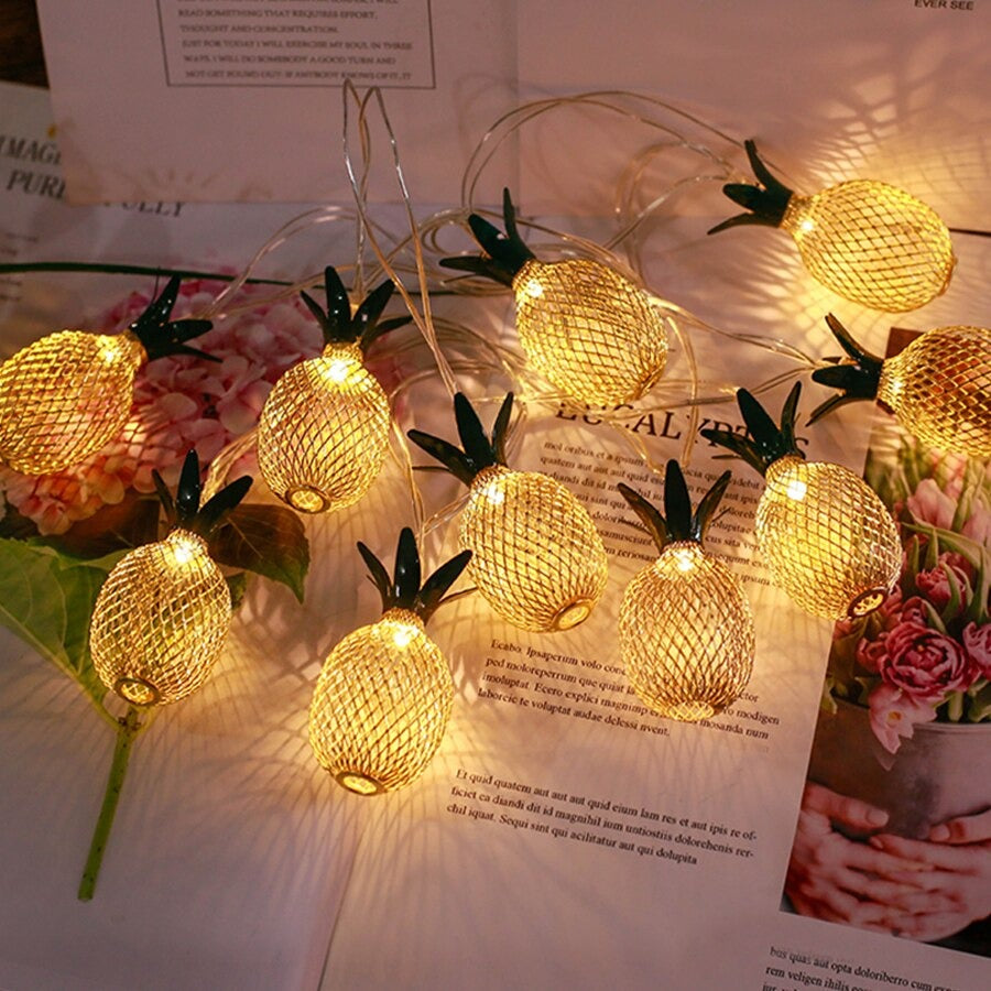 Sparkling Pineapple String Lights - waseeh.com