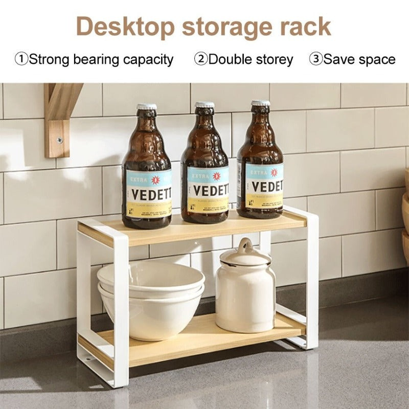 The Desktop Storage Rack (2-Tier) - waseeh.com